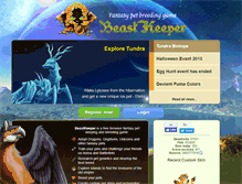 Tablet Screenshot of beastkeeper.com
